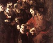 尼古拉斯 玛斯 : Christ Blessing the Children